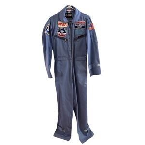 Vintage 80's Space Camp Flight Suit
(Uni-Sex Halloween Costume)